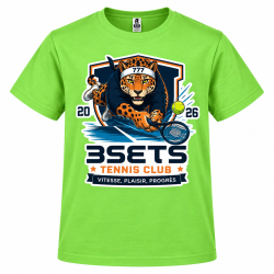 Tee-Shirt Enfant Vert (Logo Crocodile/Leopard/Bouledogue)