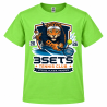 Tee-Shirt Enfant Vert (Logo Crocodile/Leopard/Bouledogue)
