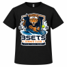 Tee-Shirt Enfant Noir (Logo Crocodile/Leopard/Bouledogue)