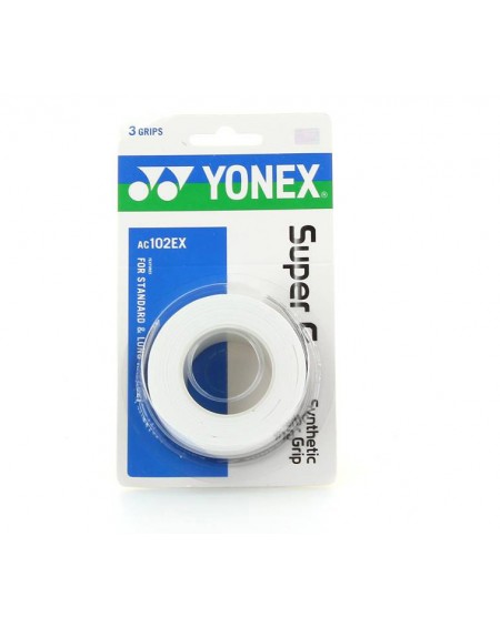 YONEX SURGRIP AC102EX ( x3 )  - BLANC