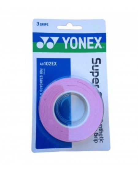 YONEX SURGRIP AC102EX ( x3 )  - ROSE