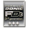 DONIC REVETEMENT BLUESTORM Z3 ROUGE