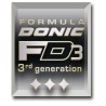 DONIC REVETEMENT BLUESTORM Z3 NOIR