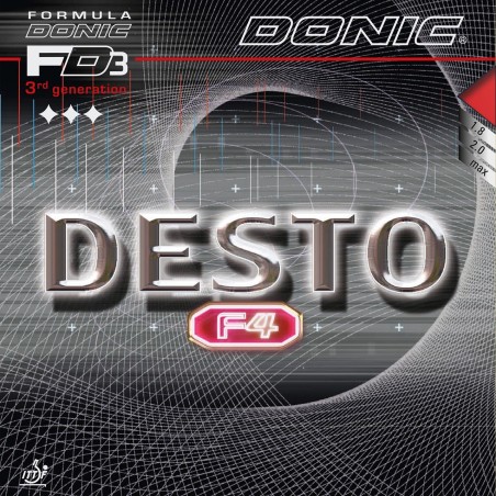 DONIC REVETEMENT DESTO F4 NOIR