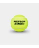 DUNLOP BALLES STAGE 1 VERT ( x3 )