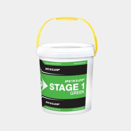 DUNLOP BALLES STAGE 1 VERT ( x60 )