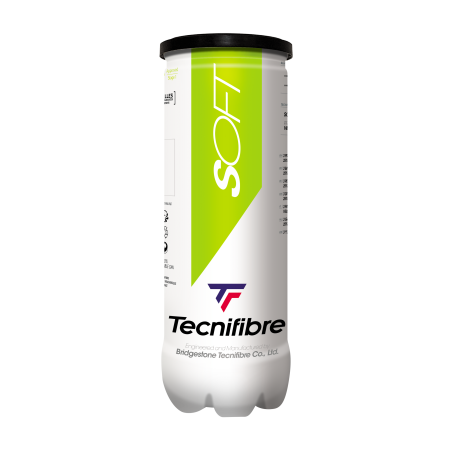 TECNIFIBRE BALLES SOFT POINT VERT ( x3 )