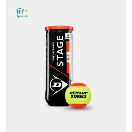DUNLOP BALLES STAGE 2 ORANGE ( x3 )