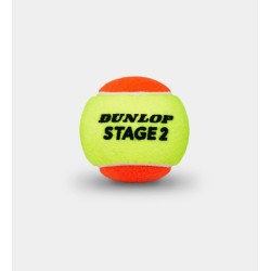 DUNLOP BALLES STAGE 2 ORANGE ( x3 )