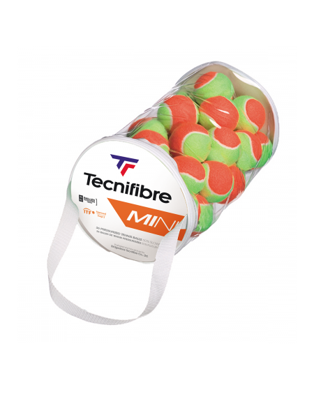 TECNIFIBRE BALLES ORANGE MINI TENNIS ( x40 )