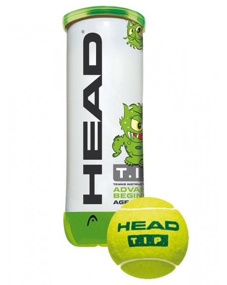 HEAD BALLES TIP GREEN ( x3 )