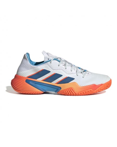 ADIDAS BARRICADE MEN BLANC/BLEU/ORANGE