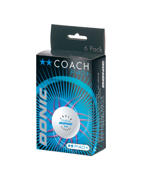 DONIC BALLE ENTRAINEMENT COACH P40+ ( X6 )