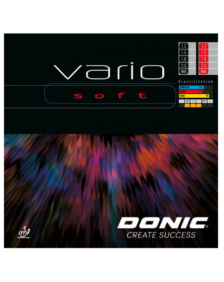 DONIC REVETEMENT VARIO SOFT NOIR