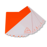 BALISES PLASTIQUES ORANGE 15X15CM - LOT DE 10