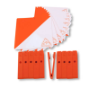 KIT BALISES ET PINCES ORANGE D - LOT DE 10