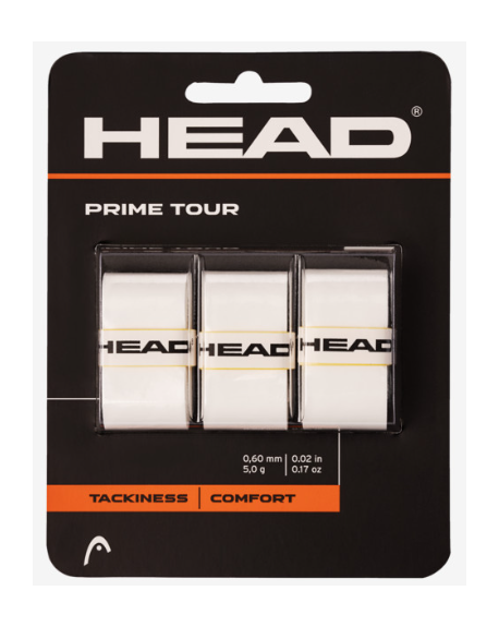 HEAD SURGRIP PRIME TOUR ( x3 ) - BLANC