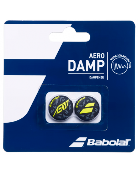 BABOLAT ANTI-VIBRATEUR AERO DAMP ( x2 ) - NOIR/VERT