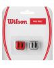 WILSON ANTI-VIBRATEUR PRO FEEL ( x2 ) - ARGENT/ROUGE