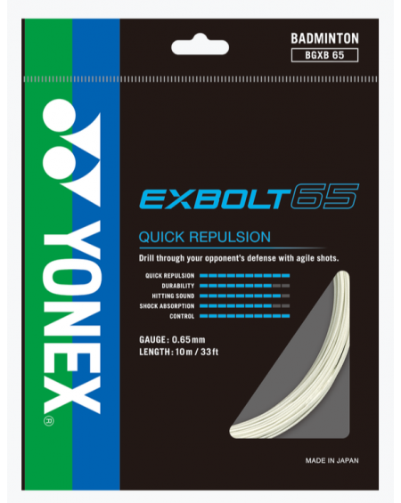 YONEX GARNITURE EXBOLT 65 - 10M