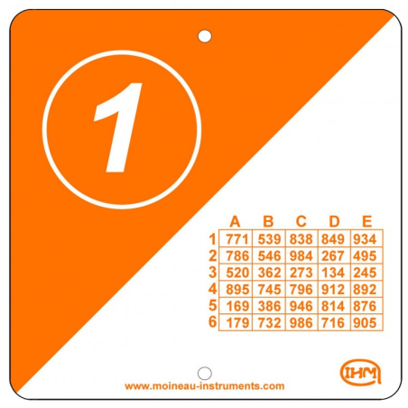 BALISE AVEC CODE - LOT DE 10