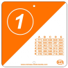 BALISE AVEC CODE - LOT DE 10