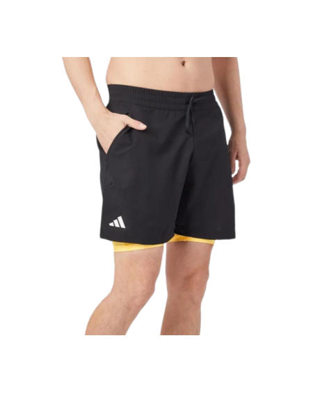 SHORT ADIDAS HOMME 2 EN 1 NOIR