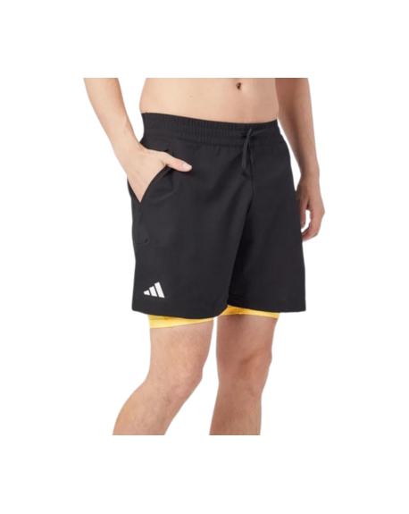 SHORT ADIDAS HOMME 2 EN 1 NOIR