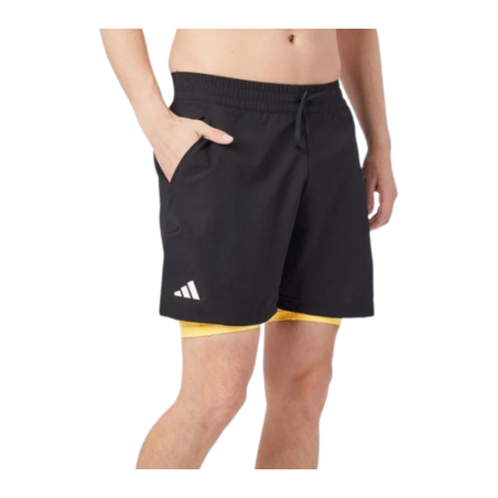 SHORT ADIDAS HOMME 2 EN 1 NOIR