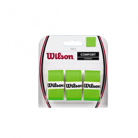 WILSON PRO OVERGRIP ( x3 ) - VERT