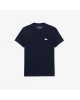 TEE SHIRT LACOSTE FEMME COTON - MARINE