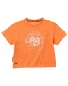 TEE SHIRT LACOSTE FEMME RG - ORANGE
