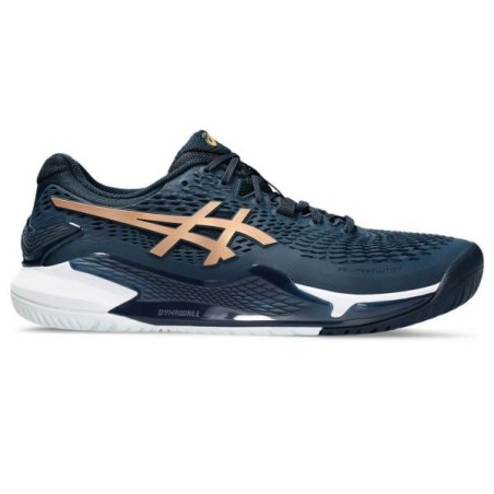ASICS GEL RESOLUTION 9 MEN BLUE / GOLD