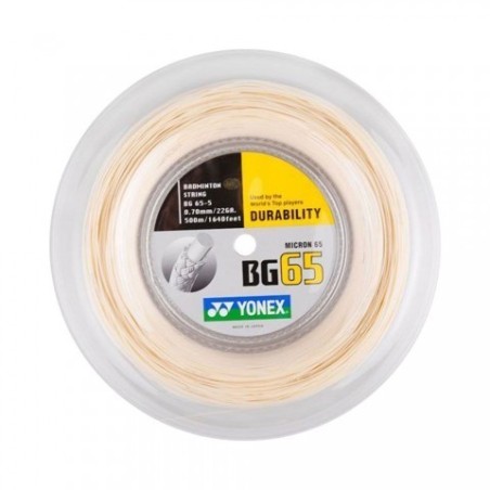 Garniture 10m YONEX BG 65 AMBRE